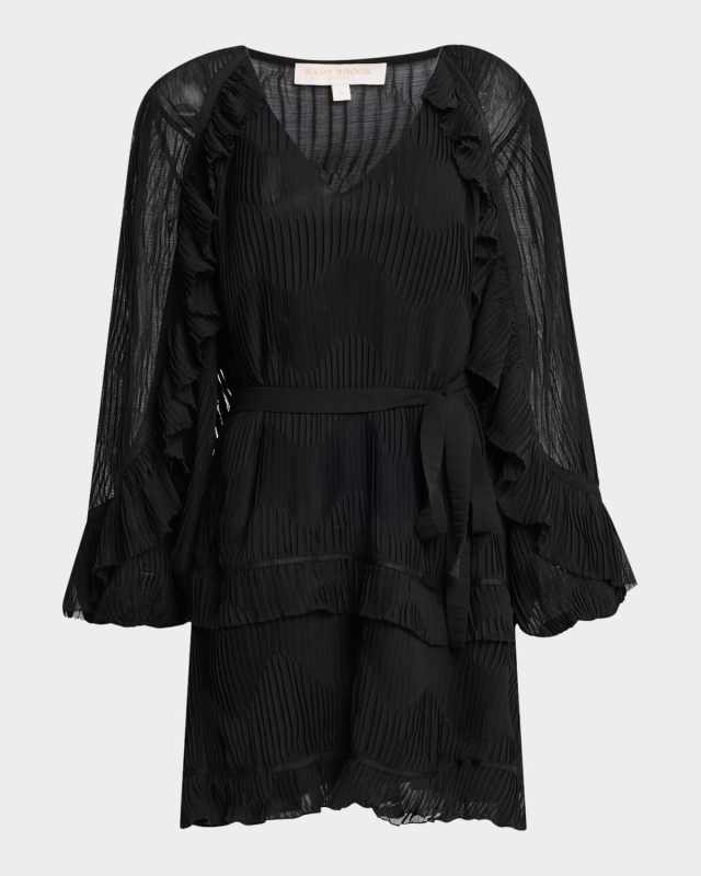 Zelda Pleated Mini Dress